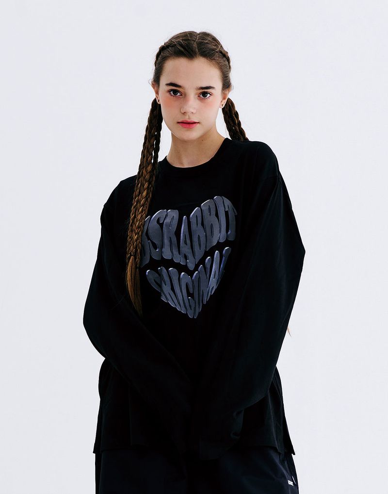 BSRABBIT(ビエスラビット)の「3D HEART BSRABBIT LONG SLEEVE(Tops)」