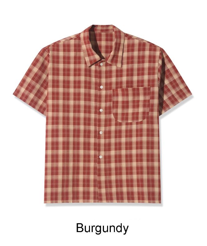 Decker Crop Check Short Sleeve Shirt