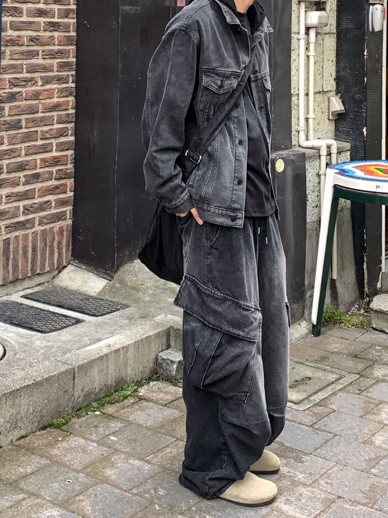 Kuro hood denim jacket
