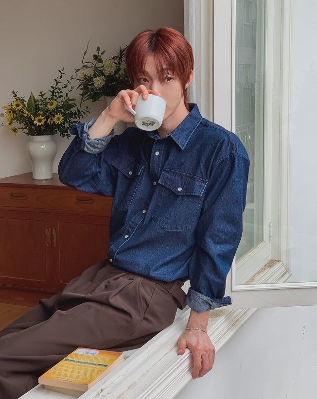 Roku Two-Pocket Denim Shirt