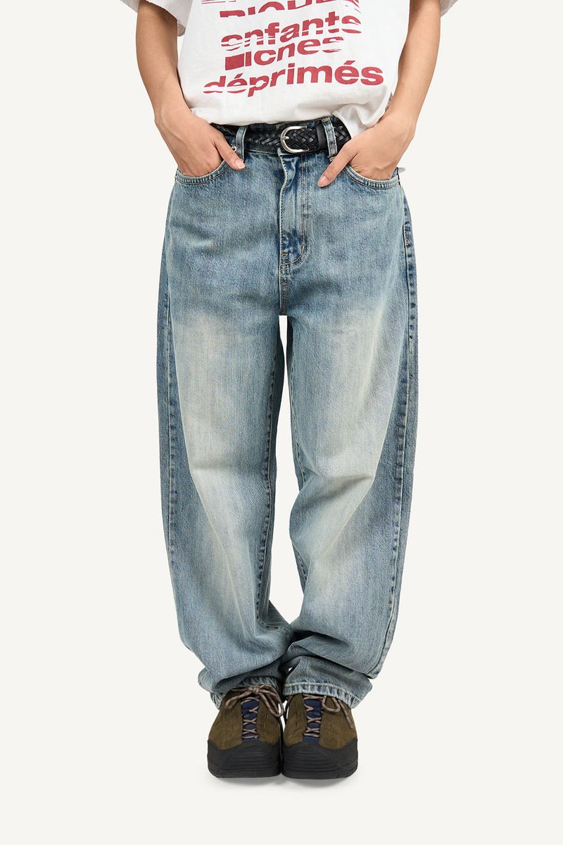 Blue Ocean Straight Denim Pants