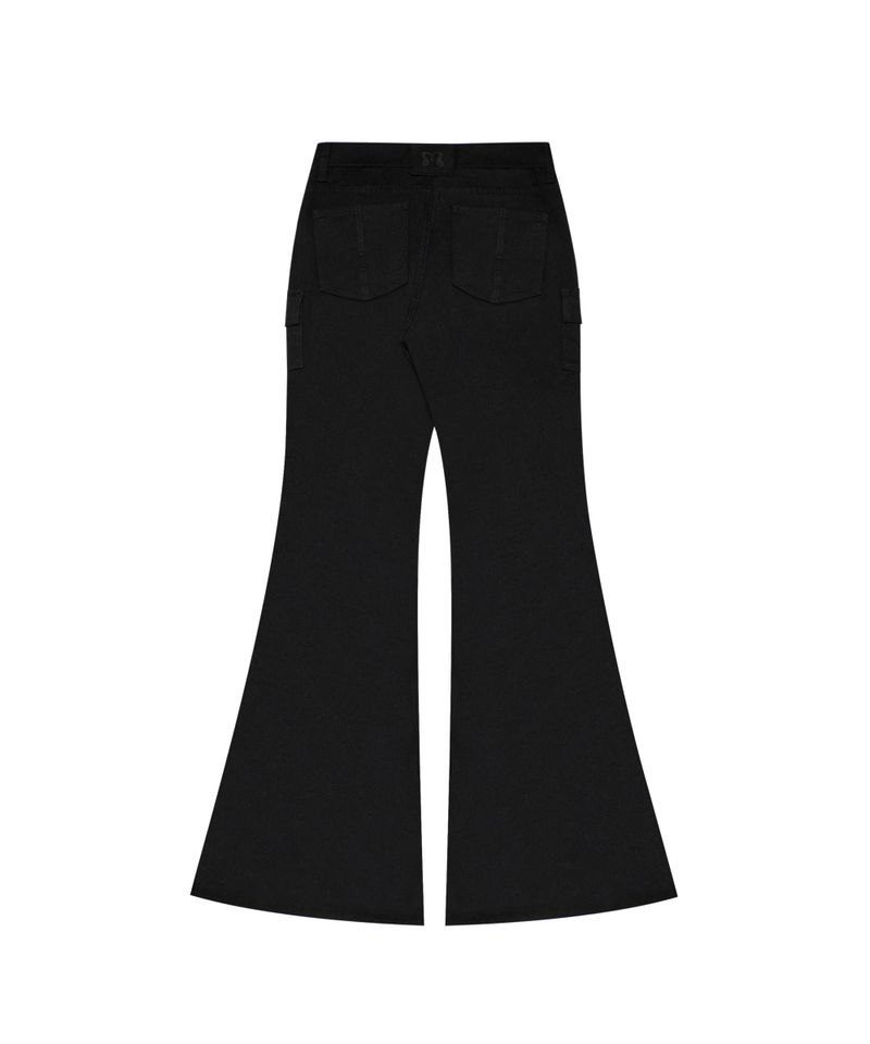 BUTTON LOW BOOTS-CUT PT BLACK