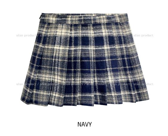 Mori Check Tennis Skirt