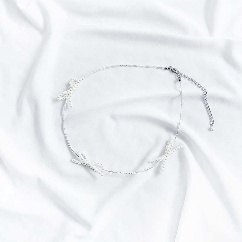 LaLuna Ribbon Bead Necklace
