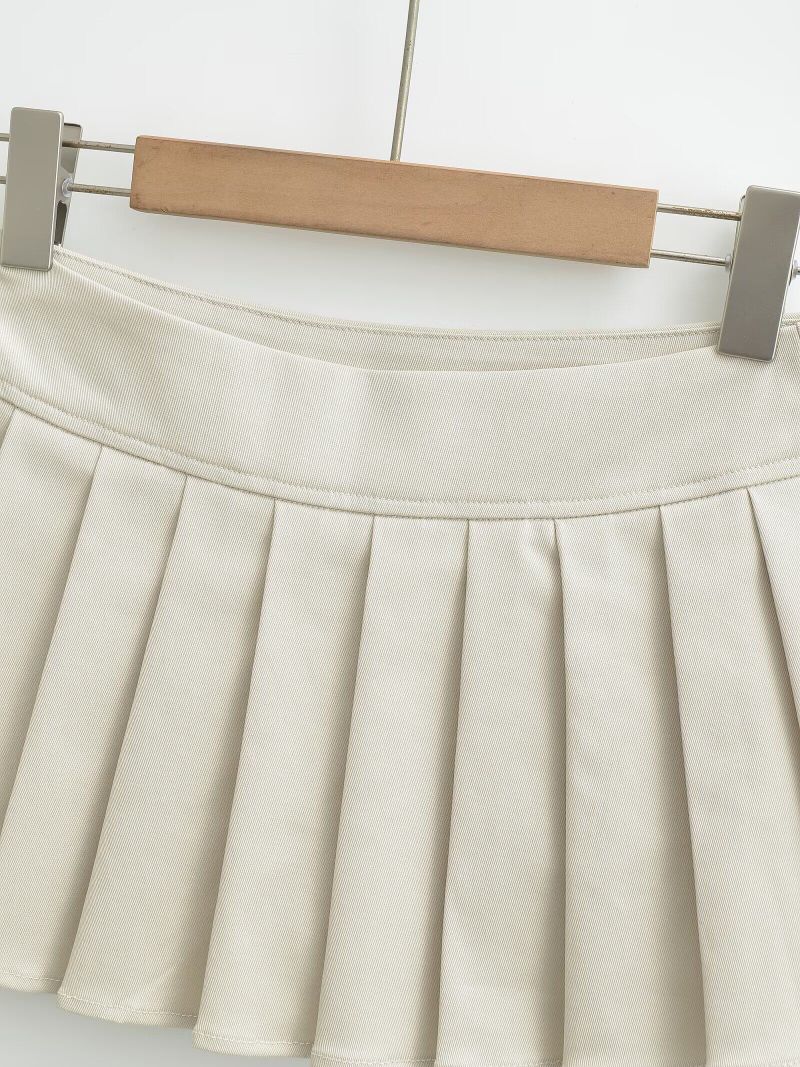 Canon Pleated Mini Skirt