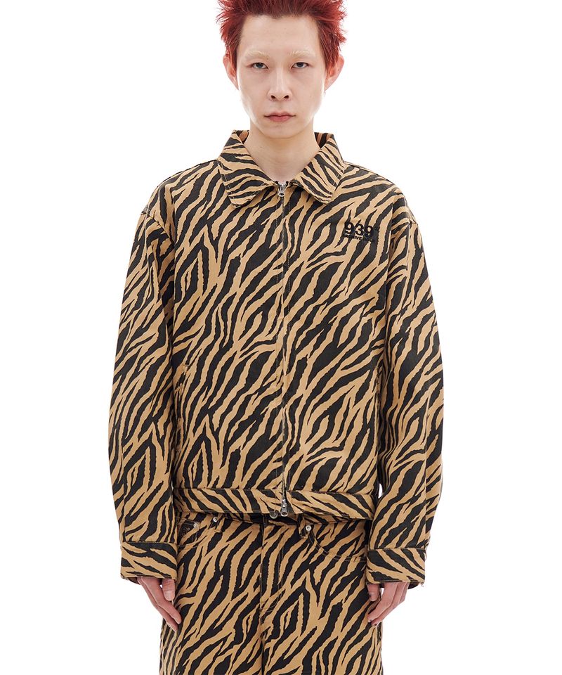 ARCHIVE BOLD(アーカイブボールド)の「ZEBRA TWILL JACKET (BROWN)(Jackets/Outerwear)」