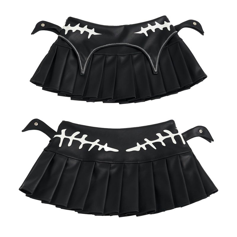 SEXXDEVIL（セックスデビル）の「SEXXDEVIL Little Devil Leather Skirt（Skirts）」