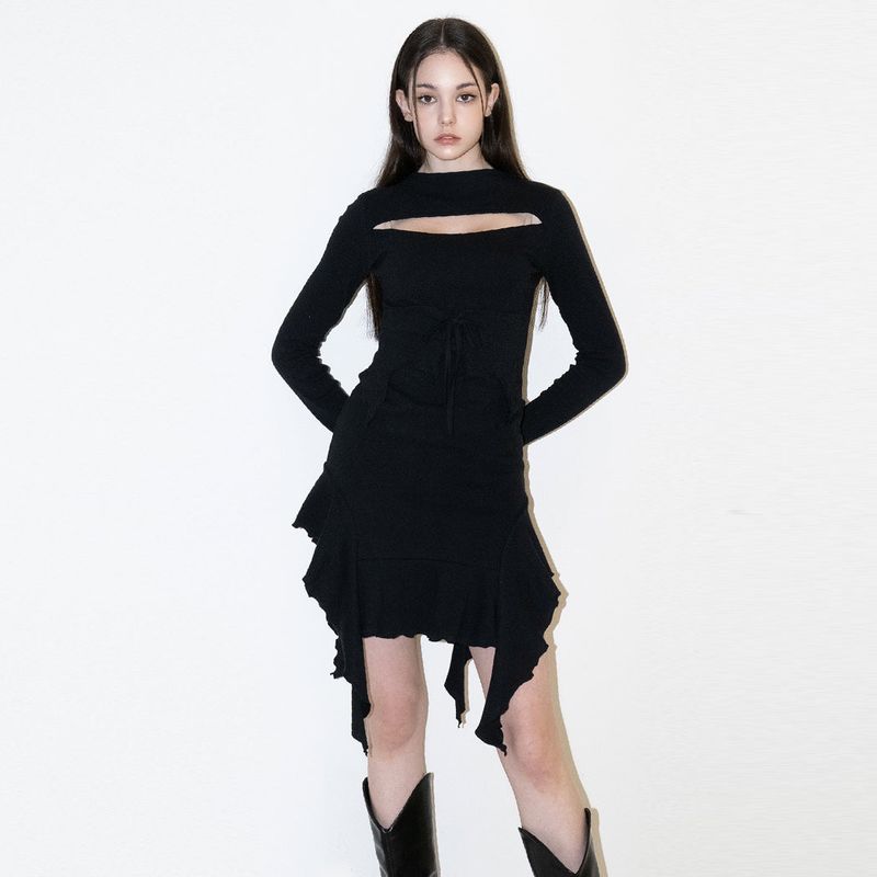 b able two（ビーエイブルトゥー）の「Tinkerbell Dress (BLACK)（Dresses）」