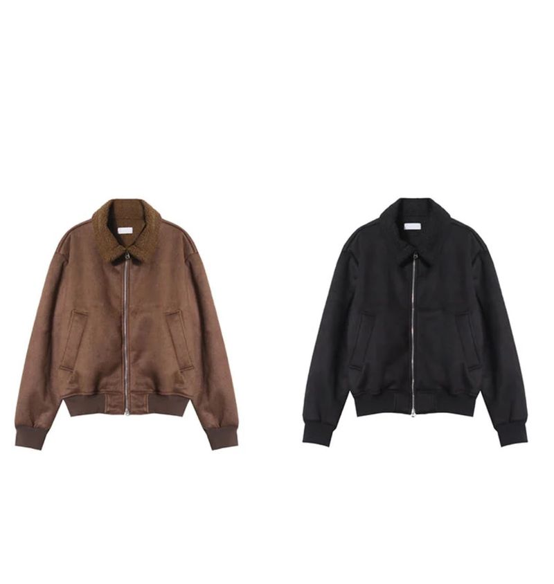 [F/W] Shirring suede mustang(2color)