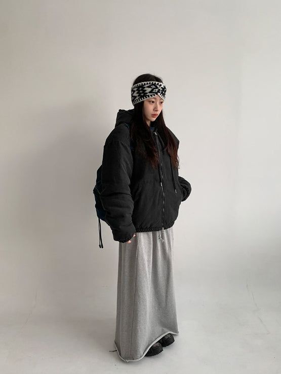 [unisex] Thatdi Two-Way Hood Padding Jumper