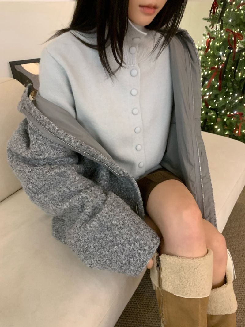 [UNISEX] from Mix Hood Coat Jacket