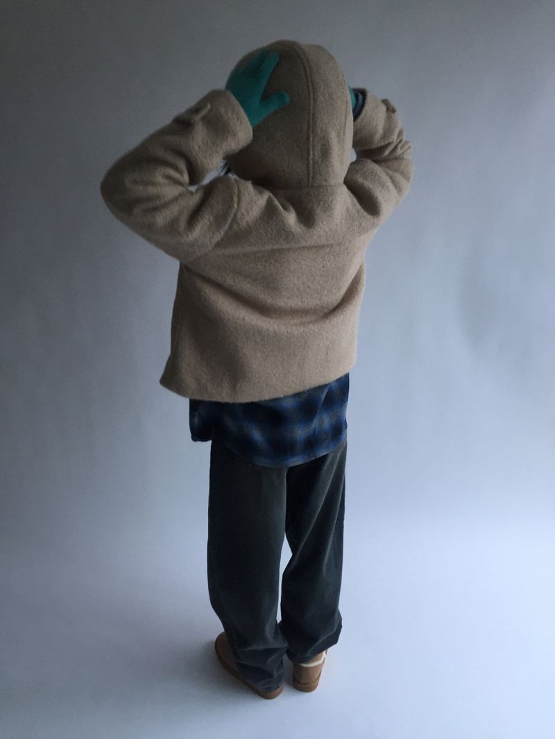 Short duffel coat