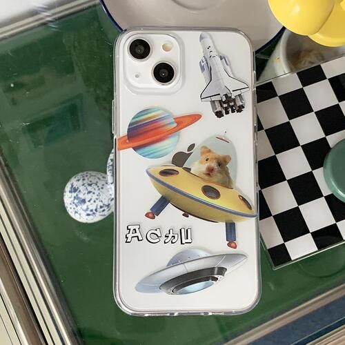 Space Flight Hamster Phone Case