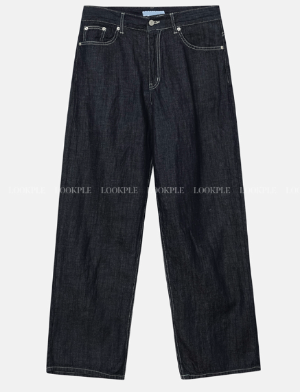 Eden 512 Ice Linen Wide Denim