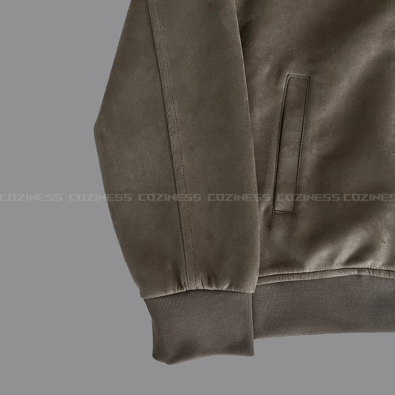 DV China neck suede jacket (2 colors)