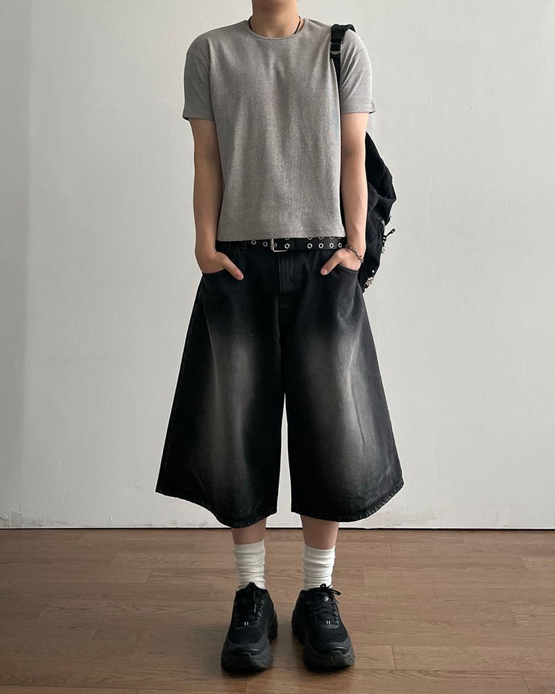 Eight Bermuda Denim Pants