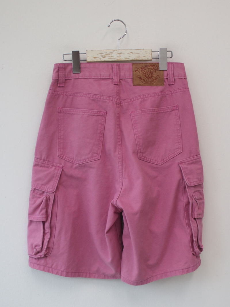 color dyeing bermuda pants