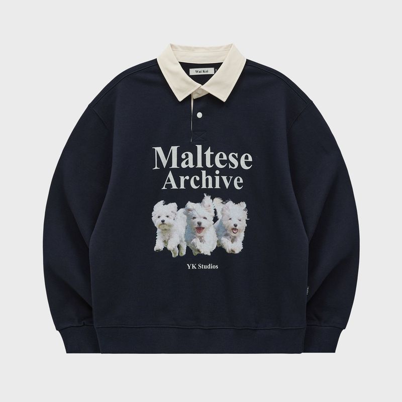 Maltese Archive Collar Sweatshirt