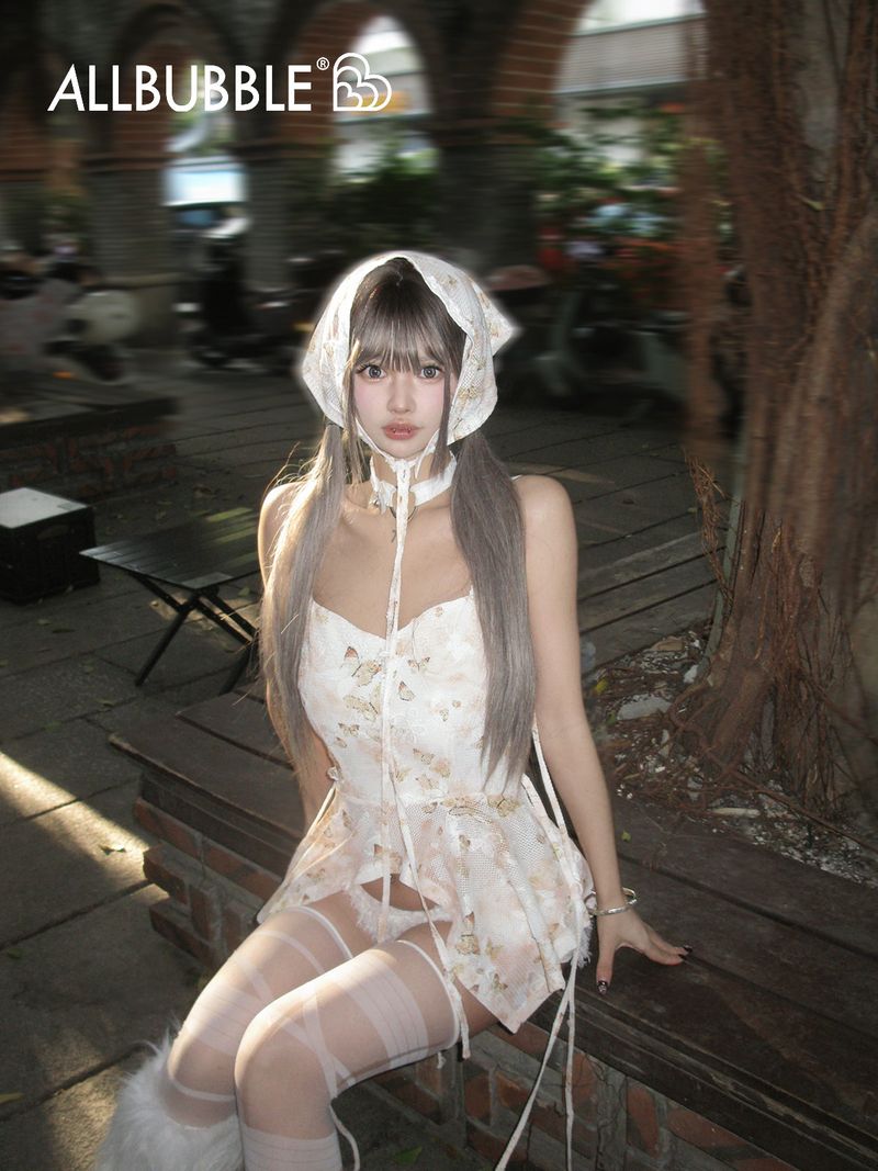 allbubble Light yellow camisole vest