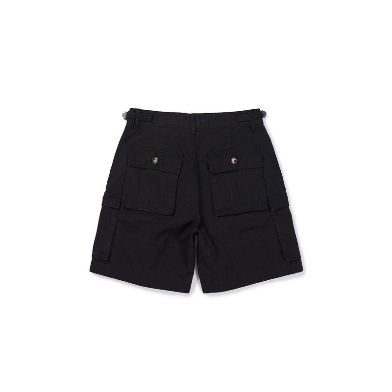 Marina stripe shorts / Black