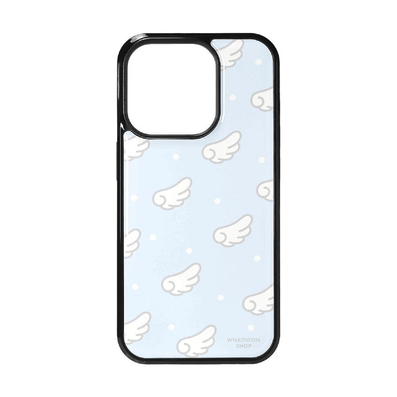 WHATIWON（ワットアイウォン）の「ANGEL WINGS GLASS CASE（Smartphone Accessories）」