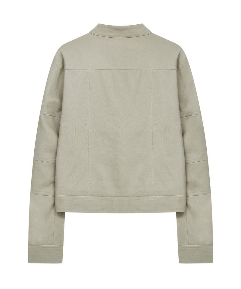 2 zip jacket (beige)