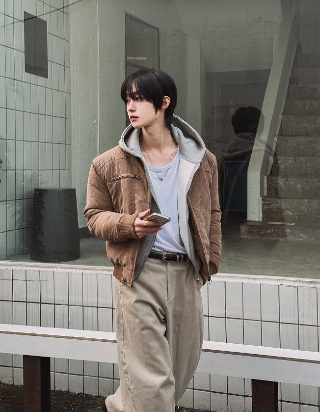 Arc Curved Wide Cotton Pants