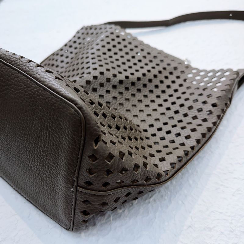 Woven Grid Bag
