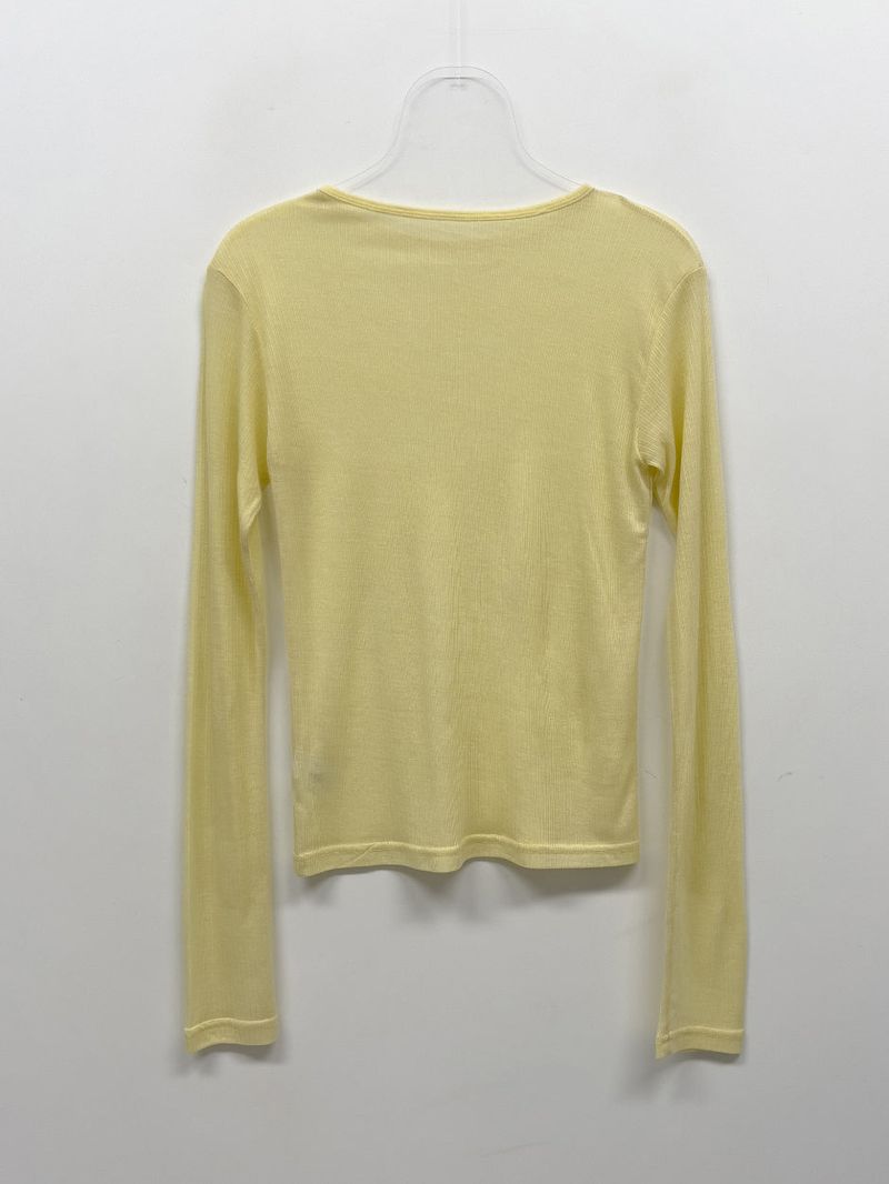 Tencel Slim See-through T-shirt
