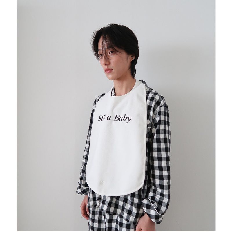 adult bib_white