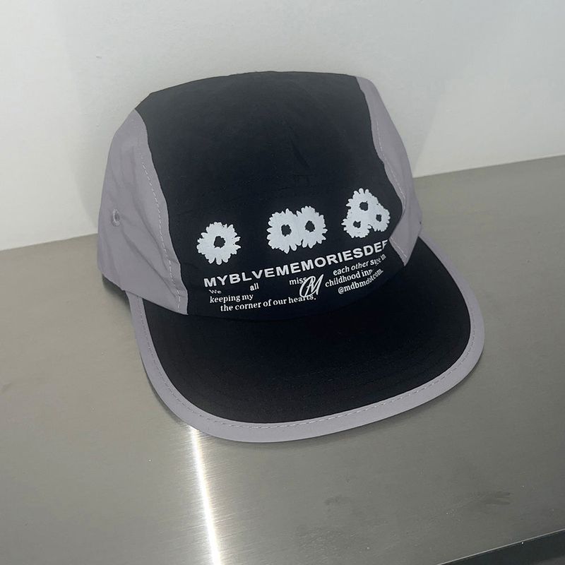 Maben Flower Coloring Nylon Camp Cap Ball Cap