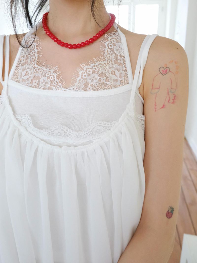 bold beads necklace