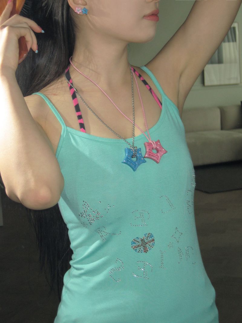 gleaming star glitter pendant [blue]
