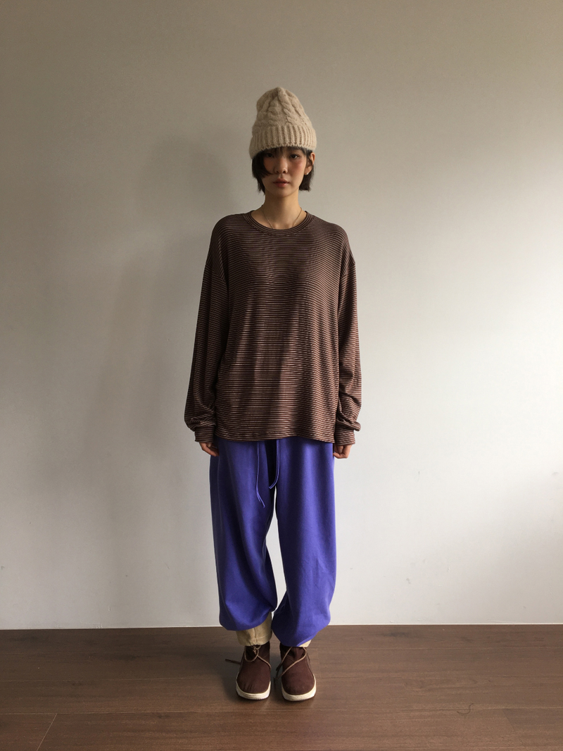DUGGY（ダギー）の「Tie Stripe Long Sleeve (2color)（Tops）」
