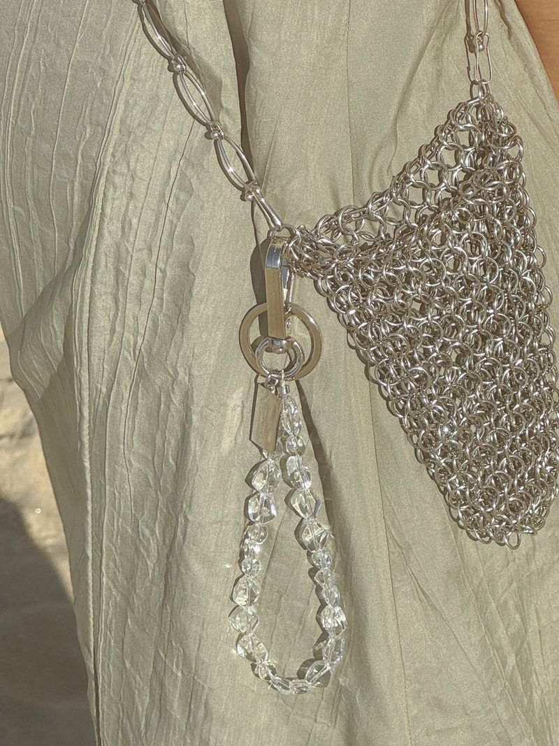 Glass keyring