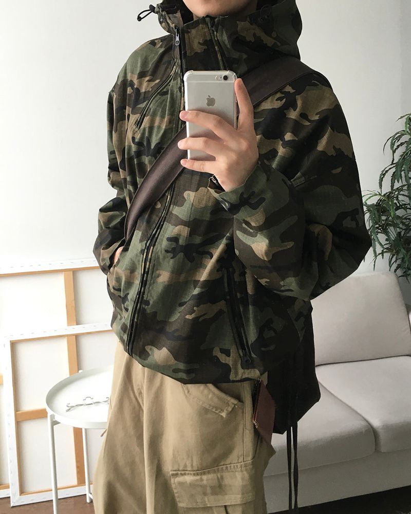 Hide Camo Windbreaker