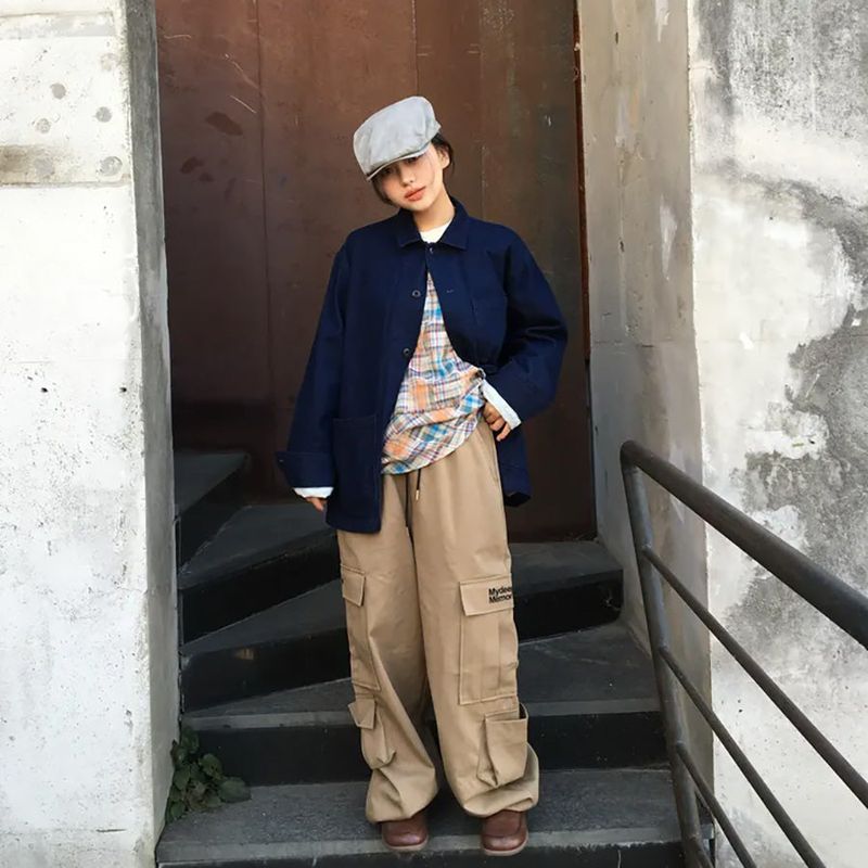 (PT) MM WIDE MULTI CARGO PANTS(BEIGE)