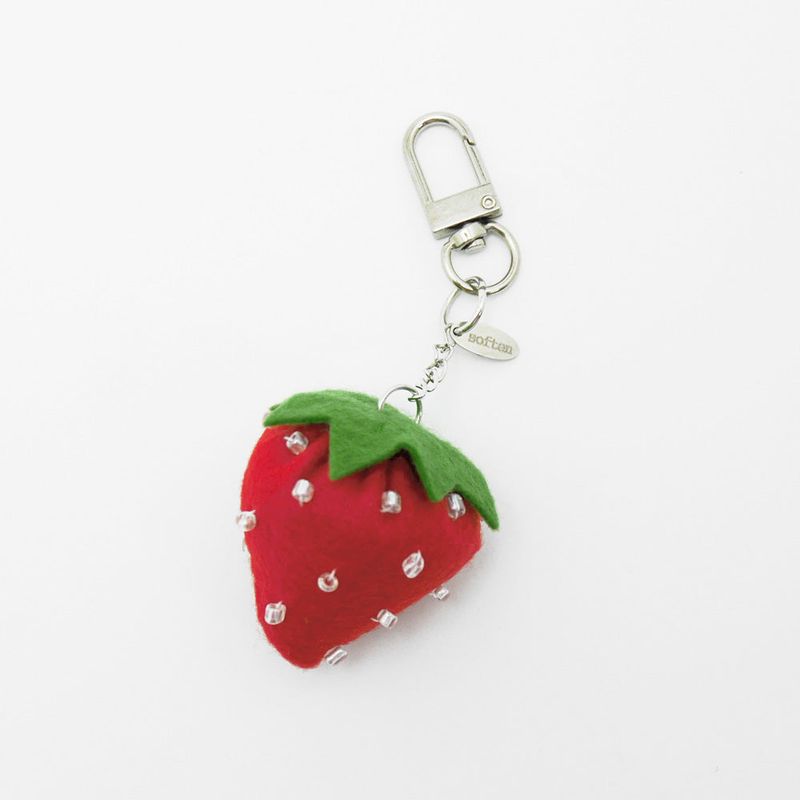 [soft keyring] shining berry (red)