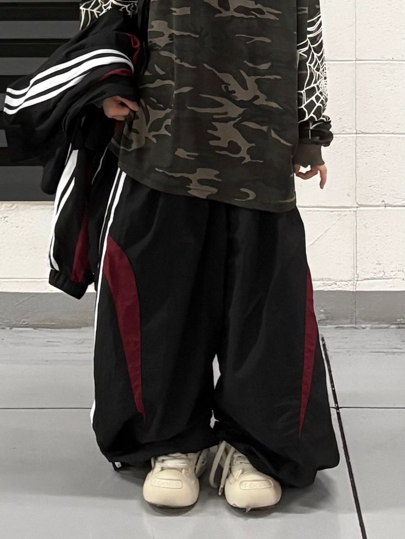 sweep mesh nylon pants