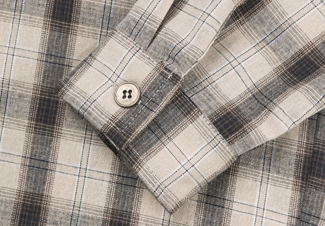 Lime Vintage Patch Pocket Check Shirt