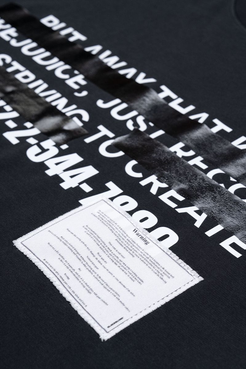 BBD Hidden Slogan T-Shirt (Black)