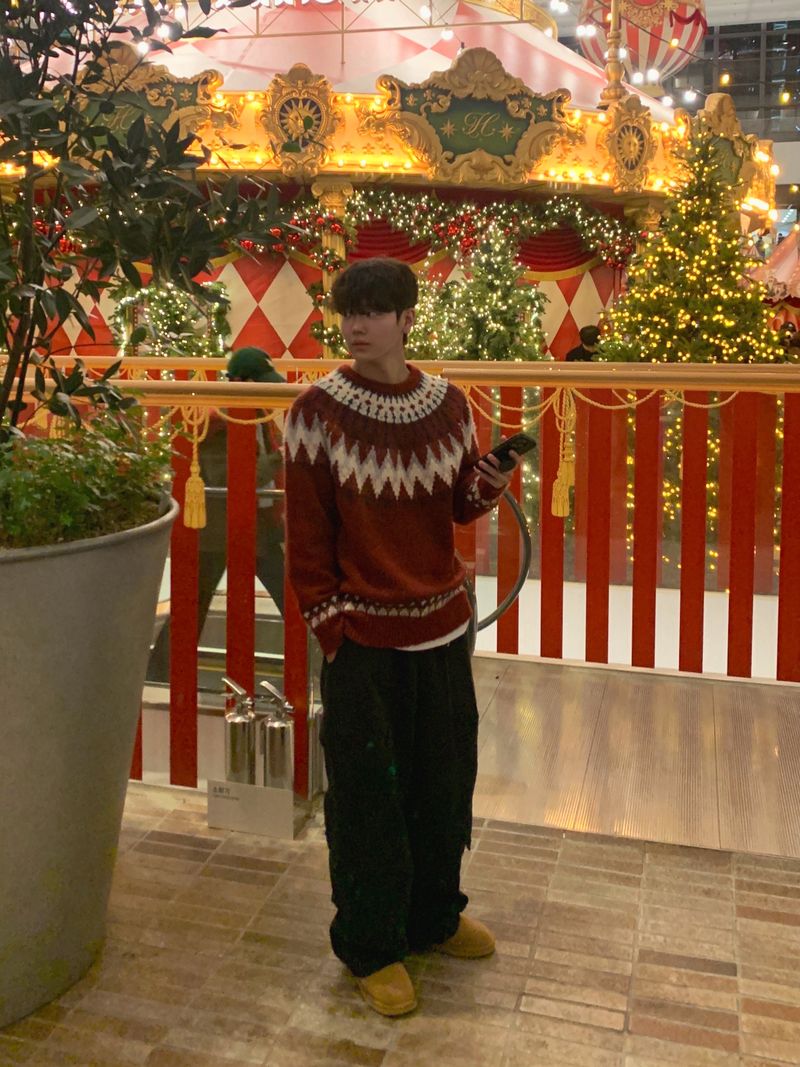 Melt Nordic Hair Knit