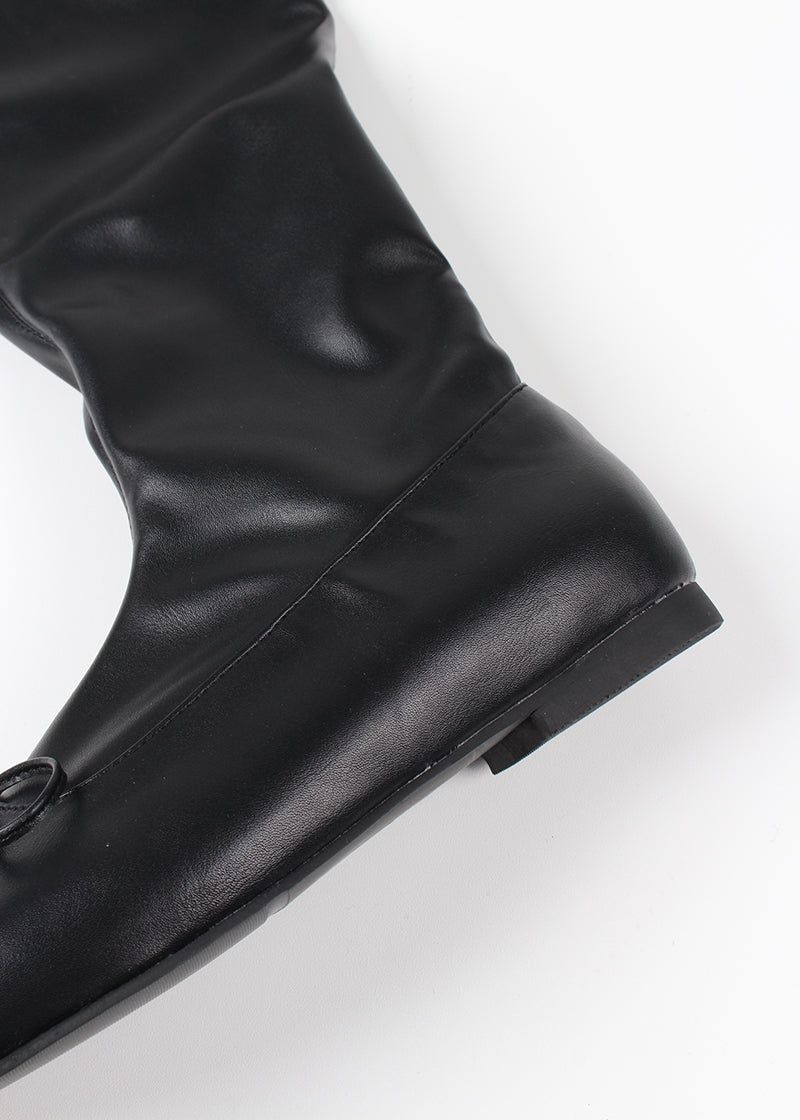 RIBBON FLAT BOOTS