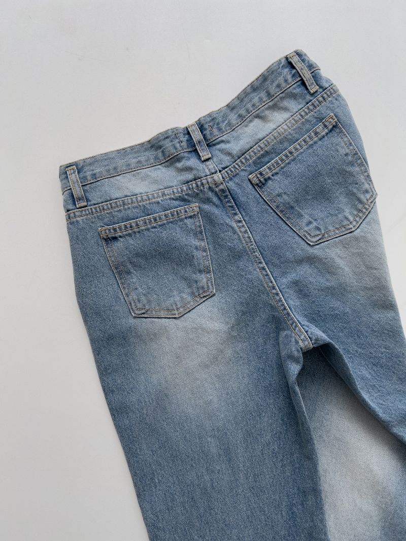 Ross Brush Semi-bootcut Denim Pants
