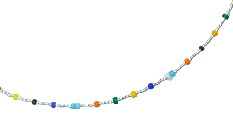 Silver 925 color necklace