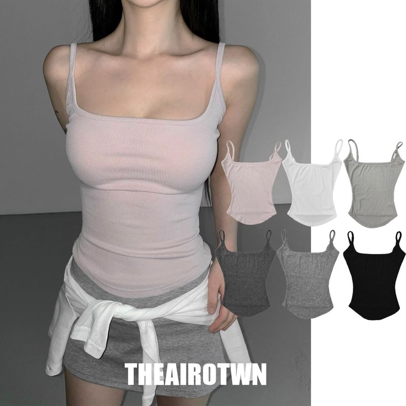 THEAIRTOWN（ザエアータウン）の「cool round sleevless(6 color) （Tops）」