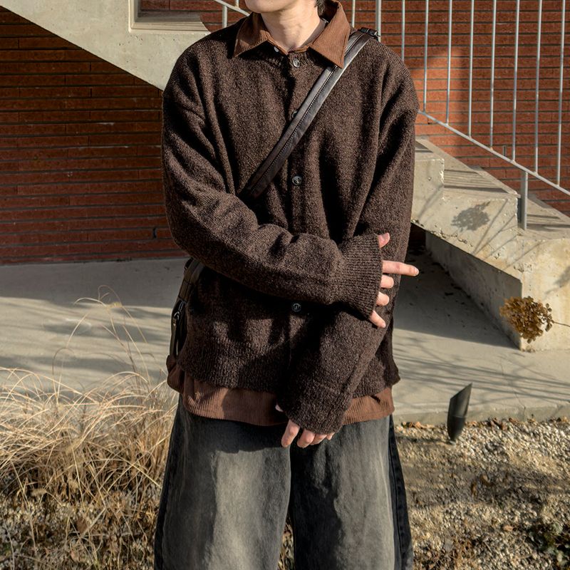 Lunet Wool Round Cardigan