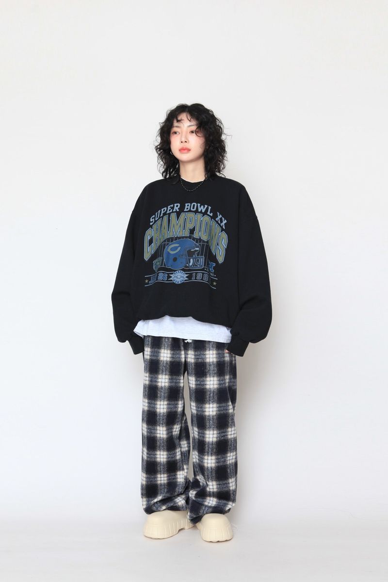Napping Super Bowl sweatshirt