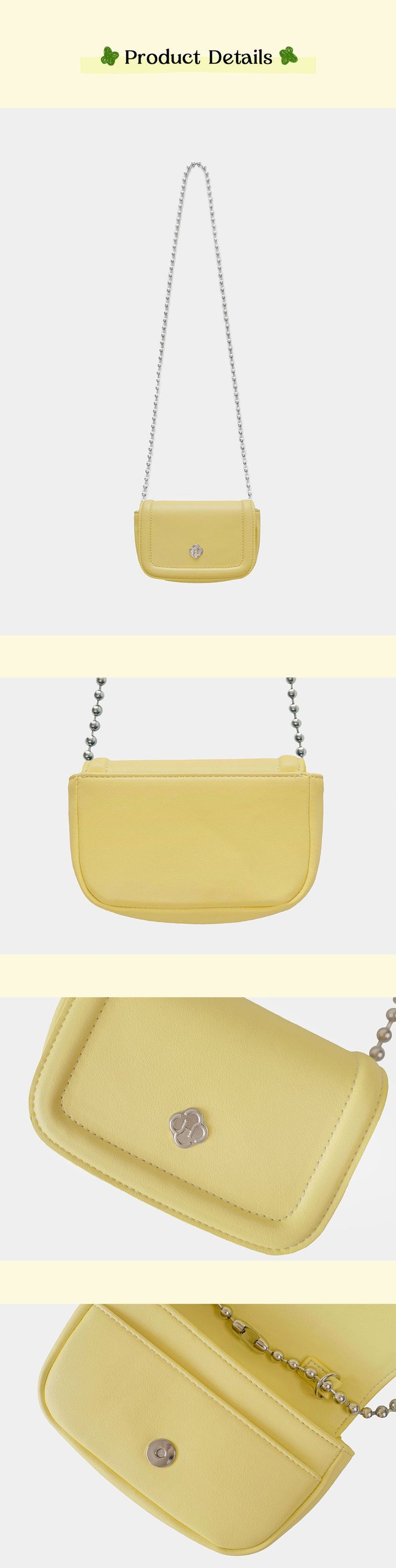 Poppy Chain Mini Bag_Yellow