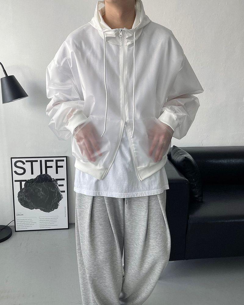 OWN Plastic Mix Zip-Up (2 colors)
